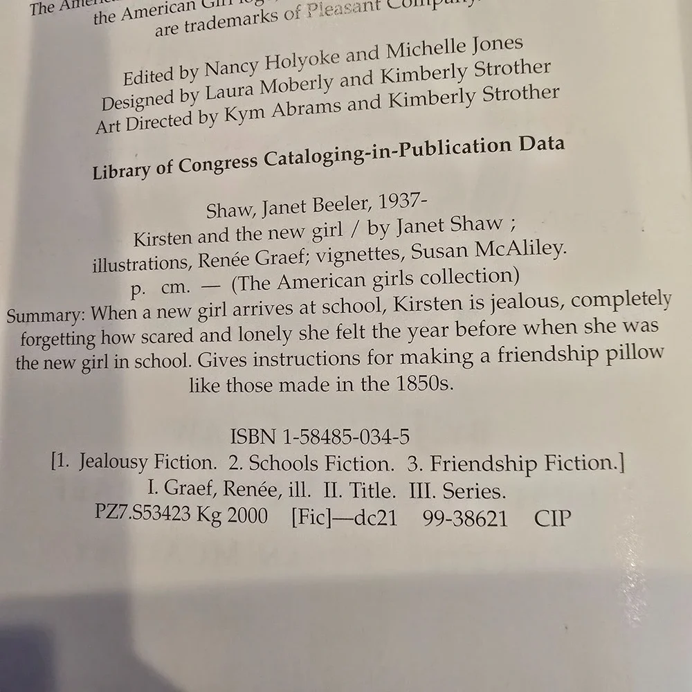 Vintage American Girl Short Stories Books Lot of 3 Kirsten Kaya Hardcover